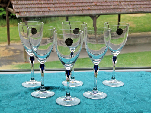 Verres vin rouge en - 6, a